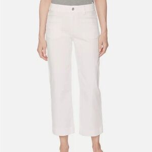 SALE Buffalo Brigette High-Rise Crop size 12 David Bitton white